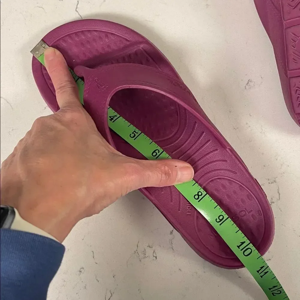 NUUSOL WOMEN'S CASCADE RECOVERY FLIP FLOP Size 8 CA-Dusty Rose ?